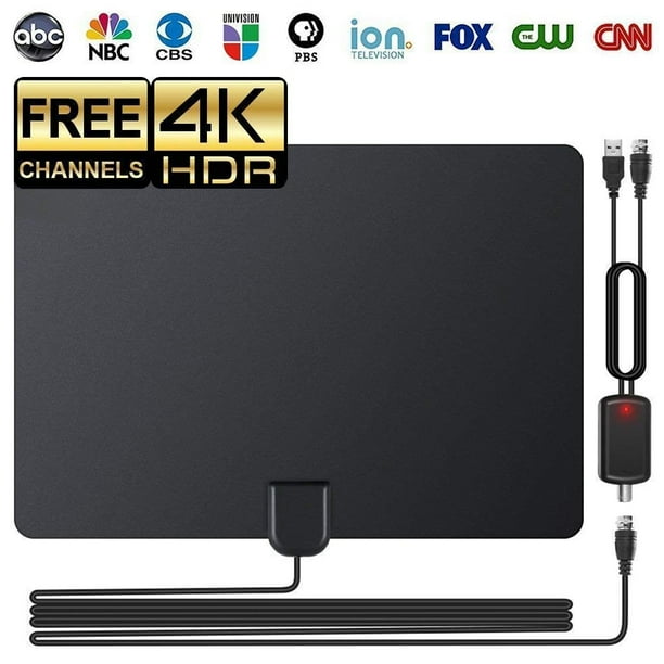 2019 Latest 300 Mile UHF/VHF/1080p 4K Black Indoor Digital TV HDTV Antenna 2019 Latest 300 Mile UHF/VHF/1080p 4K Black Indoor Digital TV HDTV Antenna